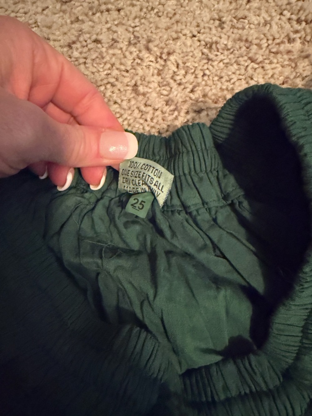 Emerald Green Tiered Maxi Skirt - Women - Picture 3 of 4